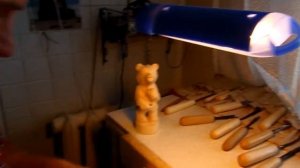 Резьба по дереву. Вырезаем Медведя. Урок четвертый.