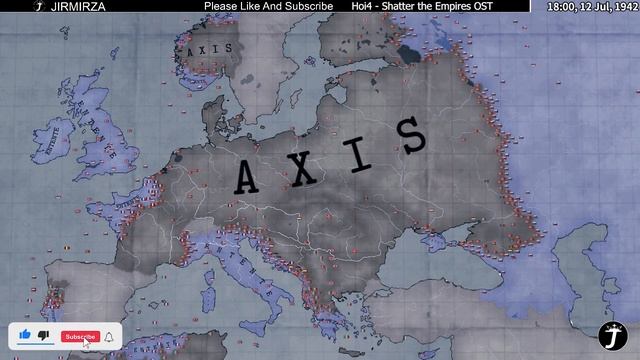 The Entente Vs The Axis - Hoi4 Timelapse