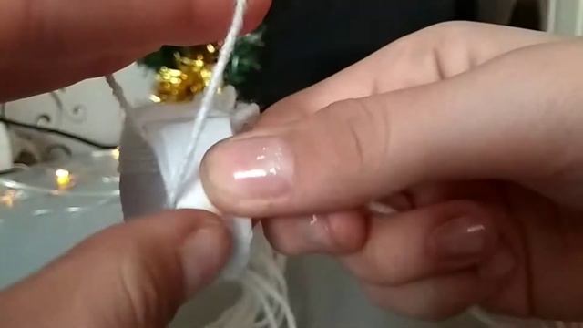 Diy! Новогодний diy! Делаем шапочку! Шапочка! Шапочка из ниток смотреть онлайн