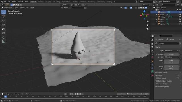 Blender - 4 Colocando texturas no chão, orientando visão de câmera. Lâmpada point e sun. смотреть онлайн