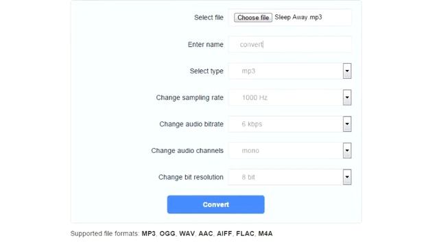 Online Audio Converter смотреть онлайн