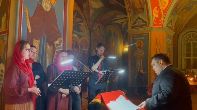 Кондак Пасхи "Аще и во гроб". Муз. А. Алексеевой. Пасха Христова, 2025 год