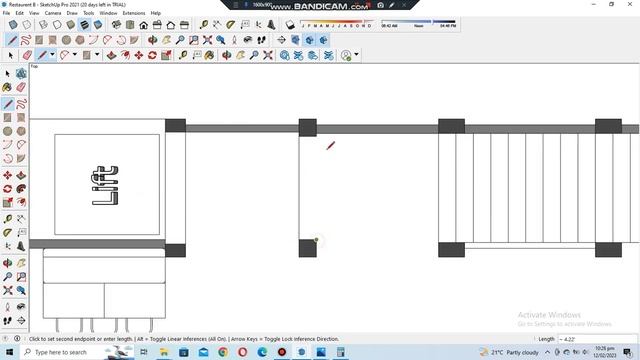 Cafe Design SketchUp Tutorial | Part 2/3 (Planning) #sketchup #design #tutorial смотреть онлайн