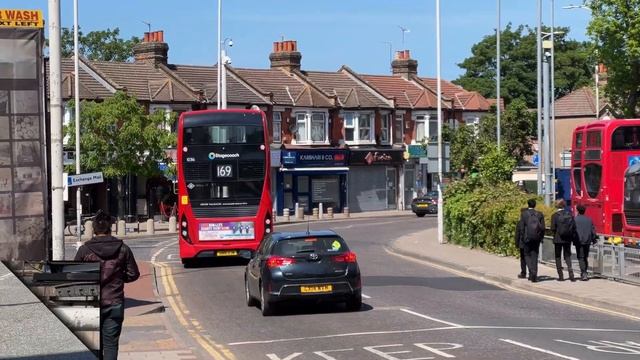 London Buses at work at Ilford, Hainault Street on 26th May 2023 смотреть онлайн