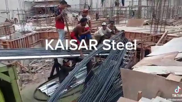Besi beton dari KAISAR Steel selalu masih Fresh hitam mengkilap. Bukan besi karatan смотреть онлайн
