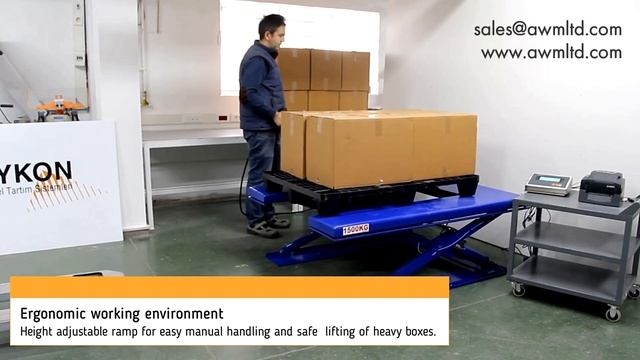 WeighUP - Lift Up Pallet Weighing Scale to raise platform to safe loading height смотреть онлайн