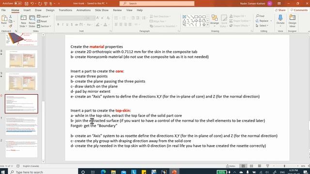 Composites Catia V5-6R2018 "Native" FEA, video 34,Subtle Issues Assembly Honeycomb Sandwich, Zamani смотреть онлайн