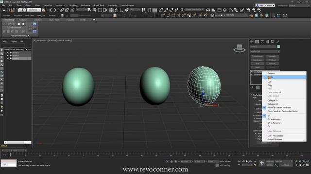 3ds Max - Meshsmooth vs Turbosmooth смотреть онлайн