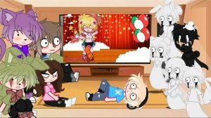 [◇]|Реакция «Спрингтрап и Делия: Back With Kitty Candy» на ☆Tayoshi☆|Часть 1| Gacha Clud×Fnaf|[◇]