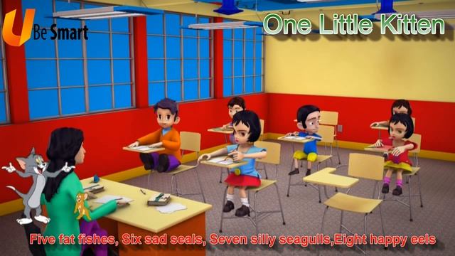 Unit 3 One Little Kitten | Class 1 English | NCERT/CBSE | From Kids Be Smart Eguides смотреть онлайн