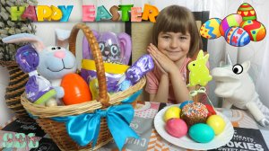 КОРЗИНА С ПОДАРКАМИ от Пасхального Кролика Сладости Сюрпризы на Пасху ЧЕЛЛЕНДЖ