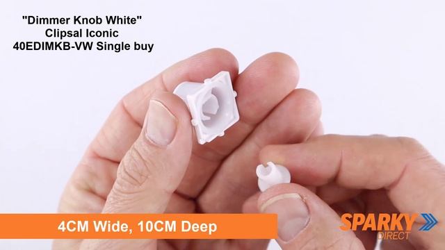 "Dimmer Knob White" | Clipsal Iconic | 40EDIMKB-VW | Single buy смотреть онлайн