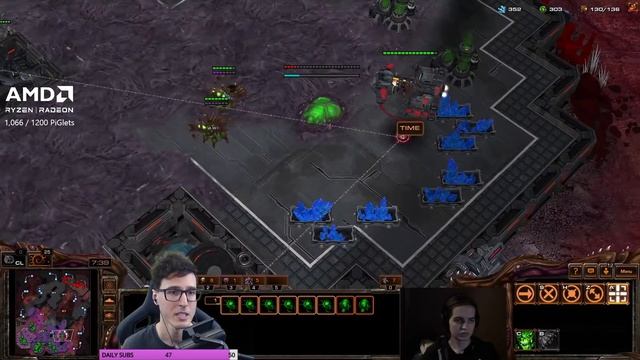 StarCraft 2 - FPV: SCARLETT's anti-mech play is INSANELY GOOD (1-game ZvT vs TIME) смотреть онлайн