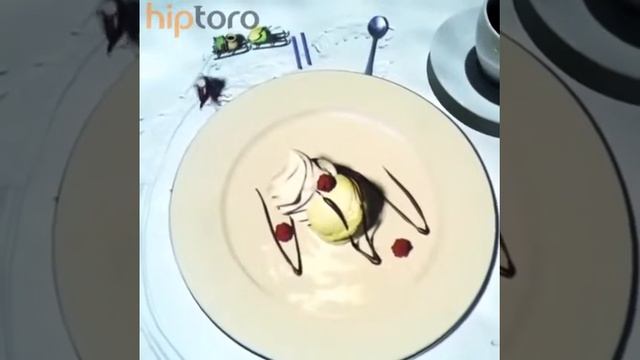 Анимация на вашем столе в ресторане Франция