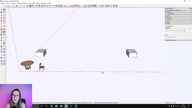 Curso de SketchUp 2022 - Aula 09/23 - Ferramenta Mover смотреть онлайн