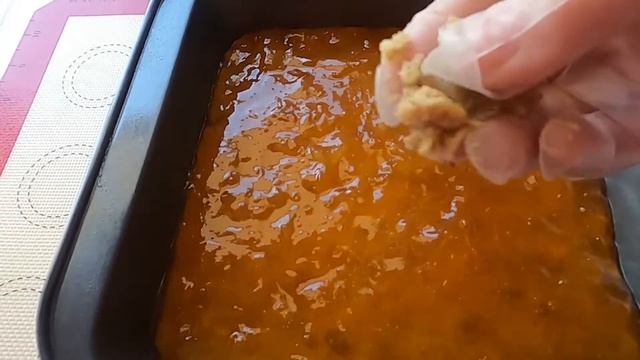 Apricot-nut Oatmeal Bars. Быстрый десерт с невероятным вкусом! Абрикосово-орехово овсяные батончики