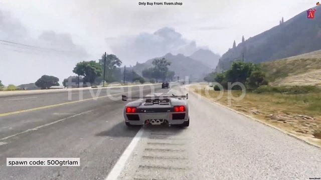 FiveM Lamborghini 500 GTR Car #fivem #lamborghini смотреть онлайн