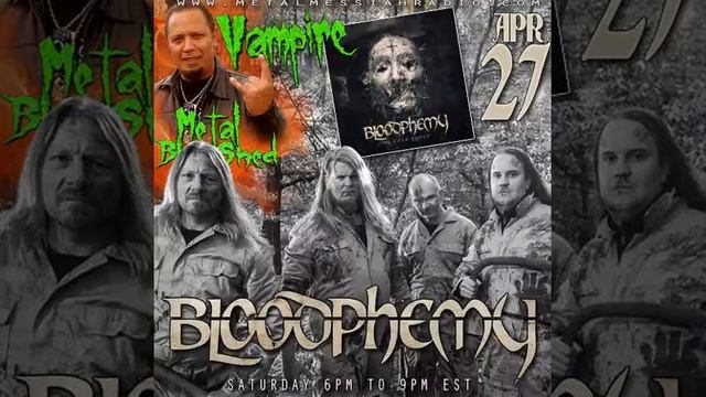BLOODPHEMY Olivier van der Kruif Interviewed on April 27th 2019 on TMB MMR Int. смотреть онлайн