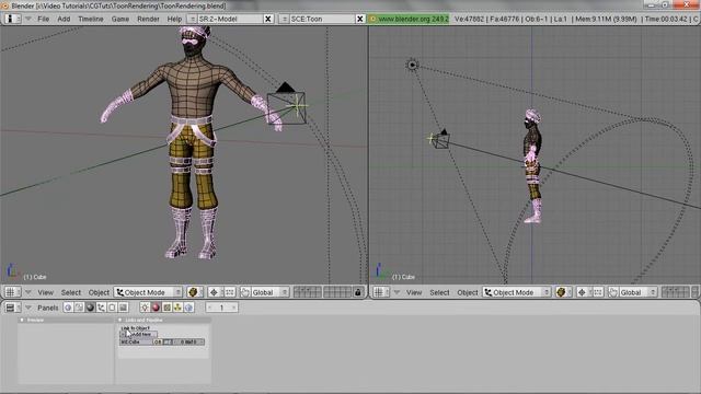 Make a Toon Render in Blender смотреть онлайн