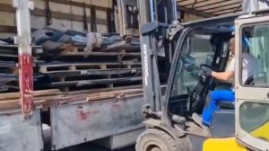 Загрузка металла. Вторсырье