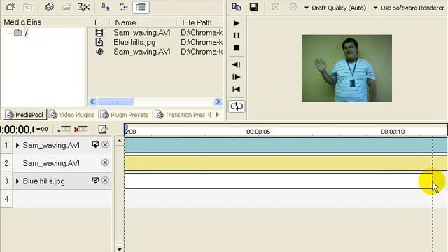 How To Create The Chromakey Effect With Wax 2.0e, Virtualdub And Moviemaker. Pt1.