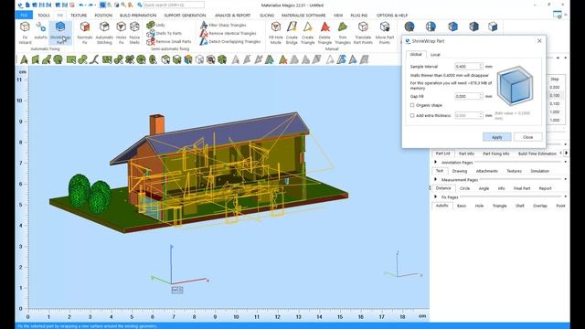 Tutorial: How to repair (colored) 3D models with ShrinkWrap смотреть онлайн