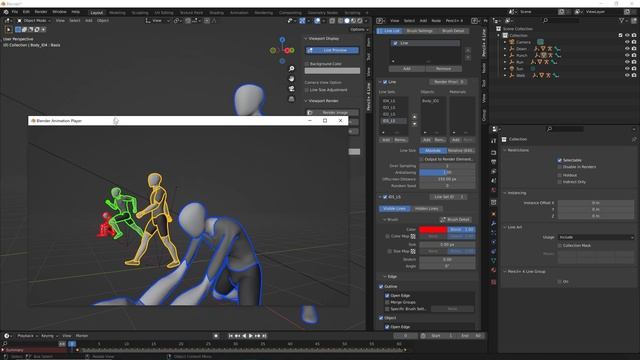 Pencil+ 4 Line for Blender│Viewport Rendering With Line Drawing Support смотреть онлайн