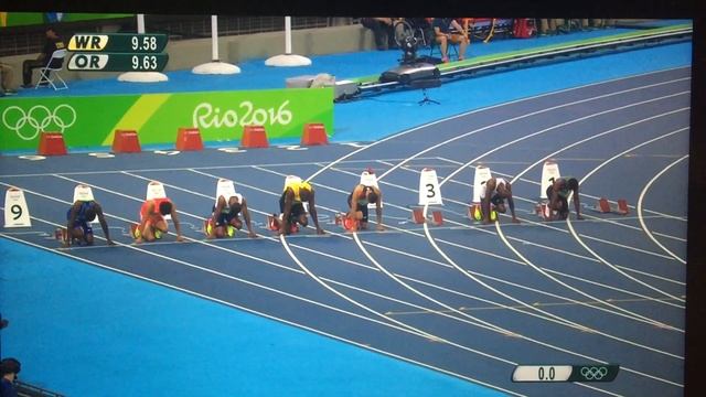 Usain Bolt Olympics Rio Semi - Final 100m Race (Time 9.86) смотреть онлайн