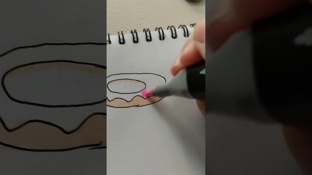 как нарисовать пончик смотреть онлайн