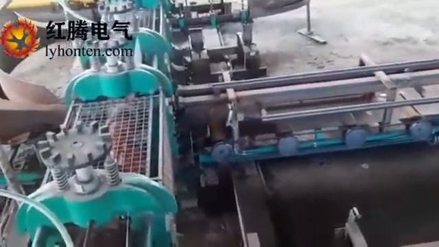 Small rolling mill line in Armenia rolls steel rebar automatically смотреть онлайн
