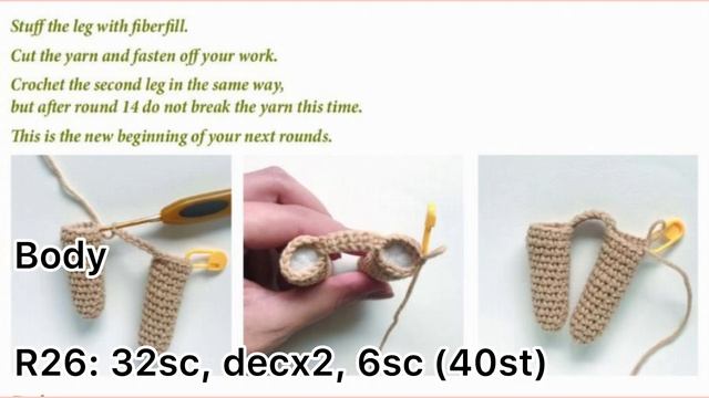 Crochet Bunny pattern #amigurumi