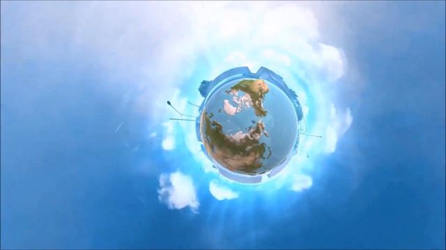 GoPro Fusion camera 360 timelapse clouds смотреть онлайн