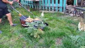 Проверка работы газонокосилки Patriot PT 40