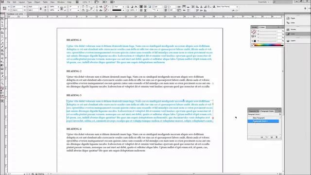 InDesign Tutorial Save Time with Paragraph Styles HD смотреть онлайн