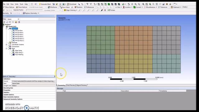 Geometry and mesh preparation for Ansys Fluent dynamic layering technique смотреть онлайн