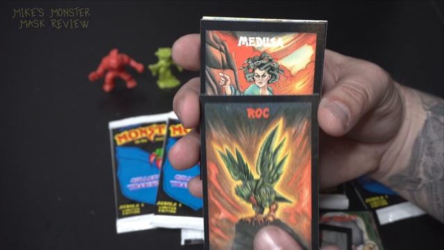 1991 Collectible Monster in My Pocket Trading Card Opening смотреть онлайн