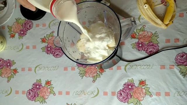 Банановые коктейль! 3 минута готова!!