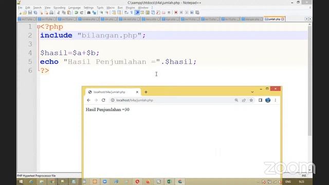 21/22 - Pemrograman Web 2 - TI4A - P7 - Teknik Modularitas & Tentang ARRAY смотреть онлайн