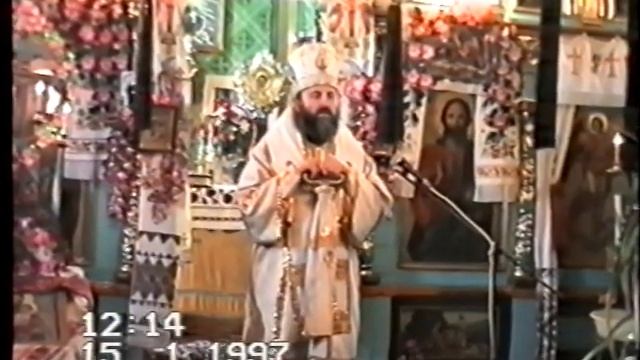 Владика Онуфрій очолює Божественну Літургію та чин погрєбєнія протоірея Василія Мігайчука 15.01.199