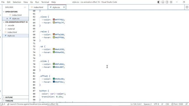 HTML and CSS animated Button hover effects смотреть онлайн