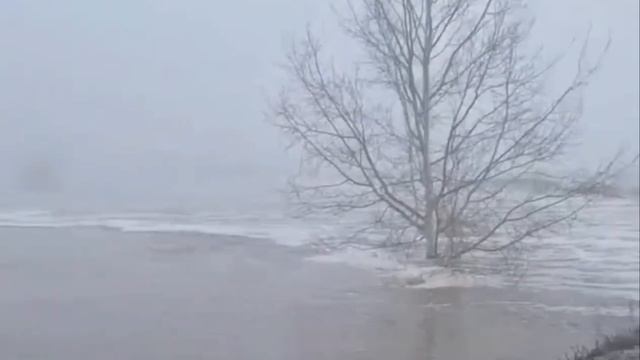 В посёлке Самородово Оренбургской области затопило дорогу