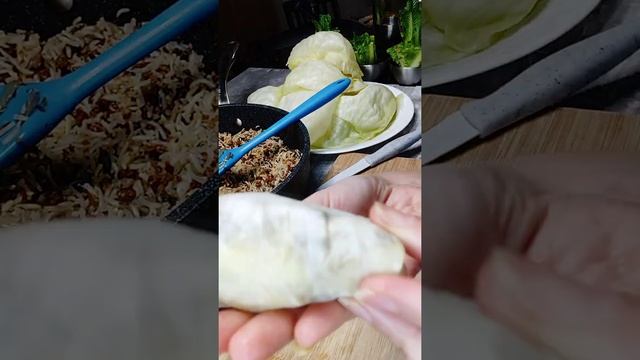 STEP BY STEP DELICIOUS CABBAGE ROLLS WITH GROUNDS AND RICE AS FILLING! ONCE OF THE BEST DINNERS😋 смотреть онлайн