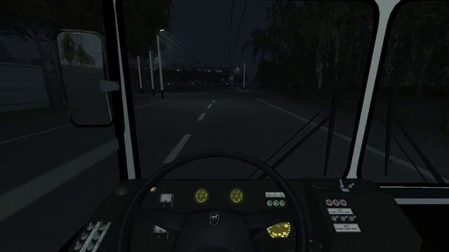 [OMSI 2] Вечерняя поездка по 2 троллейбусному маршруту Подольска. смотреть онлайн