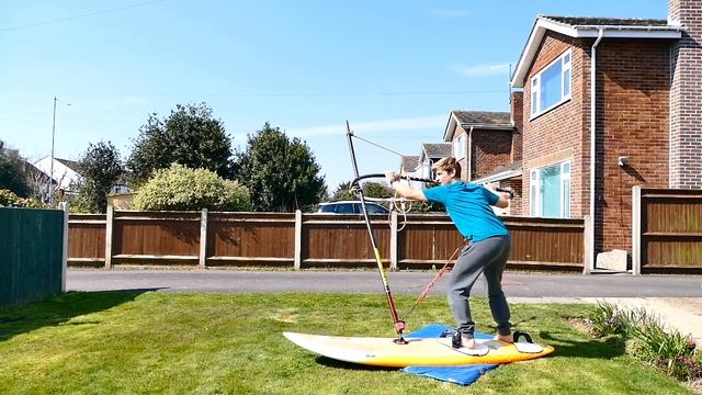 Windsurfing at Home - Gybe Simulation смотреть онлайн