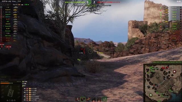 AMX 50 B - НЕВЕРОЯТНОЕ РУБИЛО НА ЭЛЬ-ХАЛУФЕ в World Of Tanks! (КАК ПРАВИЛЬНО РАЗРЫВАТЬ СТАЛЬ)!