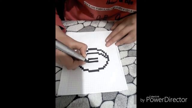 Pixel рисунки(пончик)