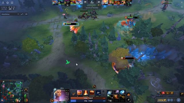 DOTA 2 - LINA - HC ➤ PARCHE 7.35b смотреть онлайн