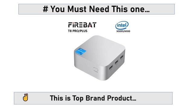 FIREBAT T8 Pro Plus Mini PC Computer смотреть онлайн