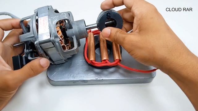 Electric Power 220V Free Energy Generator With Air Cooler copper pipe New Experiment Science Projec смотреть онлайн