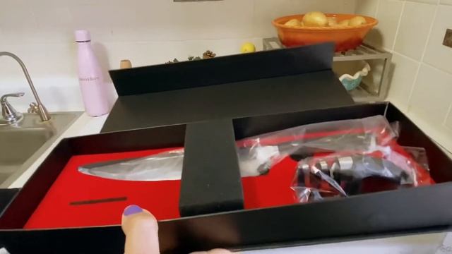 Best Super Sharp Chef Knife on Amazon | knife under 25 dollars | MOSFiATA - 8" Carbon Steel Knife смотреть онлайн